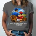 Women's Father Son Baseball Father's Day Unisex Jersey T-Shirt Women's Father Son Baseball Father's Day Unisex Jersey T-Shirt