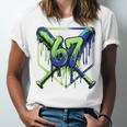 67 Baseball Drip Effect Urban Tee Style 6-7 Meme Graphic Premium Tri-Blend Unisex Jersey T-Shirt 67 Baseball Drip Effect Urban Tee Style 6-7 Meme Graphic Premium Tri-Blend Unisex Jersey T-Shirt