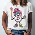8th Birthday Baseball Ice-Cream Drip 8 Years Old Boys Girls Unisex Jersey T-Shirt