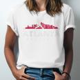 Atlanta Baseball Vintage Player Minimalist Skyline Retro Unisex Jersey T-Shirt Atlanta Baseball Vintage Player Minimalist Skyline Retro Unisex Jersey T-Shirt