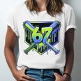 Awesome 67 Baseball Drip Effect Baseball 6-7 Meme Graphic Premium Tri-Blend Unisex Jersey T-Shirt Awesome 67 Baseball Drip Effect Baseball 6-7 Meme Graphic Premium Tri-Blend Unisex Jersey T-Shirt