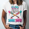 Baseball 10 Year Old Ice Cream Drip 10th Bday Double Digits Unisex Jersey T-Shirt Baseball 10 Year Old Ice Cream Drip 10th Bday Double Digits Unisex Jersey T-Shirt