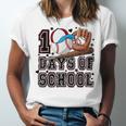 Baseball 100 Days Of School Happy 100th Day Teachers Kids Unisex Jersey T-Shirt