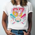 Baseball Drip 6 7 Number 67 Six Seven Meme Boys Kids Unisex Jersey T-Shirt Baseball Drip 6 7 Number 67 Six Seven Meme Boys Kids Unisex Jersey T-Shirt