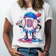 Baseball Drip 8th 8 Year Old Birthday Boys Pitcher Player Unisex Jersey T-Shirt