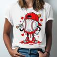Baseball Drip Valentines Unisex Jersey T-Shirt Baseball Drip Valentines Unisex Jersey T-Shirt