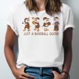 Baseball Goose Baseball Silly Goose Game Day Sports Unisex Jersey T-Shirt Baseball Goose Baseball Silly Goose Game Day Sports Unisex Jersey T-Shirt