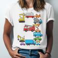 Baseball Ice Cream Drip Vehicles Youth Baseball Drip Premium Tri-Blend Unisex Jersey T-Shirt