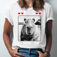 Capybara Love Valentines Day Cute Animal Hearts Raglan Baseball Tee Unisex Jersey T-Shirt Capybara Love Valentines Day Cute Animal Hearts Raglan Baseball Tee Unisex Jersey T-Shirt