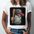 Cool Dollar Bill Guy With Cap And Baseball Costume Premium Tri-Blend Unisex Jersey T-Shirt Cool Dollar Bill Guy With Cap And Baseball Costume Premium Tri-Blend Unisex Jersey T-Shirt