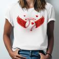 Cute Baseball &Cupid Wings Happy Valentines Boys Men Unisex Jersey T-Shirt