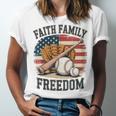 Faith Family Freedom Patriotic Christian Baseball Game Day Unisex Jersey T-Shirt Faith Family Freedom Patriotic Christian Baseball Game Day Unisex Jersey T-Shirt