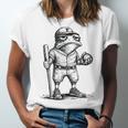 Frog Basketbal Men Women Grumpy Frog Playing Baseball Unisex Jersey T-Shirt Frog Basketbal Men Women Grumpy Frog Playing Baseball Unisex Jersey T-Shirt
