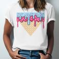 Ice Cream Baseball Cone Dripping Sprinkles Kids Boys Summer Premium Tri-Blend Unisex Jersey T-Shirt Ice Cream Baseball Cone Dripping Sprinkles Kids Boys Summer Premium Tri-Blend Unisex Jersey T-Shirt