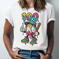 Ice Cream Drip Baseball Party 100 Days Of School Teacher Unisex Jersey T-Shirt Ice Cream Drip Baseball Party 100 Days Of School Teacher Unisex Jersey T-Shirt
