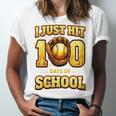 I Just Hit 100 Days Of School Baseball Boys Kids 100th Day Unisex Jersey T-Shirt
