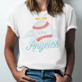 Los Angeles Angel Ball Tshirt Cool Baseball Team Premium Tri-Blend Unisex Jersey T-Shirt
