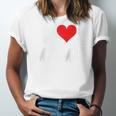I Love Mamie Heart Grandma Grandmother Grandparent Raglan Baseball Tee Unisex Jersey T-Shirt