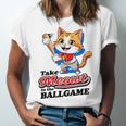Take Meowt To The Ball Game Tee Slugger Cat Baseball Unisex Jersey T-Shirt Take Meowt To The Ball Game Tee Slugger Cat Baseball Unisex Jersey T-Shirt
