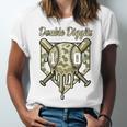 Old School Camo Baseball Drip Double Digits 10th Birthday Unisex Jersey T-Shirt