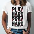 Play Hard Pray Hard Youth Boy Christian Baseball Jesus Unisex Jersey T-Shirt Play Hard Pray Hard Youth Boy Christian Baseball Jesus Unisex Jersey T-Shirt