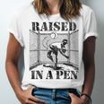 Raised In a Pen Baseball Pitcher Saying Bullpen Unisex Jersey T-Shirt Raised In a Pen Baseball Pitcher Saying Bullpen Unisex Jersey T-Shirt