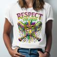 Respect The Drip Mardi Gras Baseball Ice Cream Boys Carnival Unisex Jersey T-Shirt Respect The Drip Mardi Gras Baseball Ice Cream Boys Carnival Unisex Jersey T-Shirt