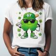 Shamrocks Playing Baseball St Patricks Day 6 7 Meme Men Boys Unisex Jersey T-Shirt Shamrocks Playing Baseball St Patricks Day 6 7 Meme Men Boys Unisex Jersey T-Shirt