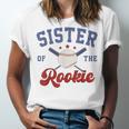 Sister Of Rookie 1st Birthday Baseball Boy Family Matching Unisex Jersey T-Shirt