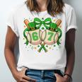 Six Seven 67 Meme Baseball Coquette Bow St Patrick's Day Unisex Jersey T-Shirt Six Seven 67 Meme Baseball Coquette Bow St Patrick's Day Unisex Jersey T-Shirt