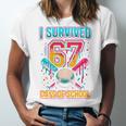 I Survived 67 Days Of School Baseball Drip Six Seven Meme Unisex Jersey T-Shirt I Survived 67 Days Of School Baseball Drip Six Seven Meme Unisex Jersey T-Shirt