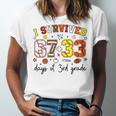 I Survived 6733 Days Baseball Football Softball 3rd Grade Unisex Jersey T-Shirt I Survived 6733 Days Baseball Football Softball 3rd Grade Unisex Jersey T-Shirt