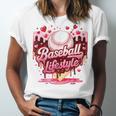 Valentine Baseball Lifestyle Home Plate Ice-Cream Drip Boys Unisex Jersey T-Shirt Valentine Baseball Lifestyle Home Plate Ice-Cream Drip Boys Unisex Jersey T-Shirt