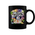 Unearth A Story Reading Book Summer Book Lover Coffee Mug Black