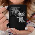 Axolotl Reading Is AXO-Lots Of Fun Book Lover Coffee Mug Black