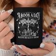 A Book A Day Dragon Bookish Book Club Fantasy Book Lover Coffee Mug Black