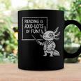 Axolotl Reading Is AXO-Lots Of Fun Book Lover Coffee Mug Black