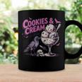 Cookie & Cream Ice Cream Butcher And Bird Book Lover Coffee Mug Black