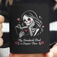 Dark Romance Pajama Skeleton Costume Woman Book Reading Coffee Mug
