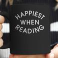 Happiest When Reading Coffee Mug