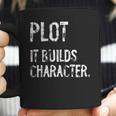 Plot It Builds Character Book English Teacher Reading Coffee Mug