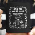 Reading Book Lover Bookish Floral Ask Me What I'm Reading Coffee Mug