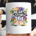 Unearth A Story Reading Book Summer Book Lover Coffee Mug