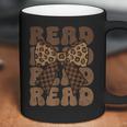 Read Coquette Bow Retro Western Groovy Leopard Reading Coffee Mug