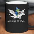 We Read At Dawn Bookish Frog Wizard Reading Coffee Mug We Read At Dawn Bookish Frog Wizard Reading Coffee Mug