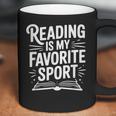 Reading Is My Favorite Sport Book Lover Coffee Mug