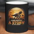Unearth Story Summer Reading 2026 Dinosaurs Library Reading Coffee Mug