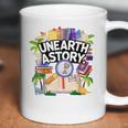 Unearth A Story Reading Book Summer Book Lover Coffee Mug