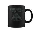 Antisocial Book Club Less Talk More Reading Coffee Mug Antisocial Book Club Less Talk More Reading Coffee Mug