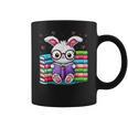 Cute Bunny Reader Rabbit Book Lover Reading Coffee Mug